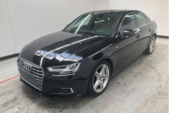 AUDI A4 PRZÓD maska błotniki zderzak przedni lampy błotnik 8W B9 0E0E LY9T - czarny (mythosschwarz) sline S-LINE