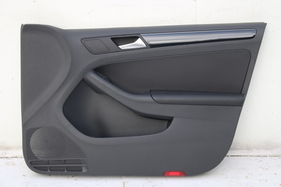 VW JETTA 5C FL FOTELE KOMPLET FOTELI siedzeń siedzenia fotel tapicerka 5C0 5C 2010- skóra w kolorze czarnym i szarym LIFT