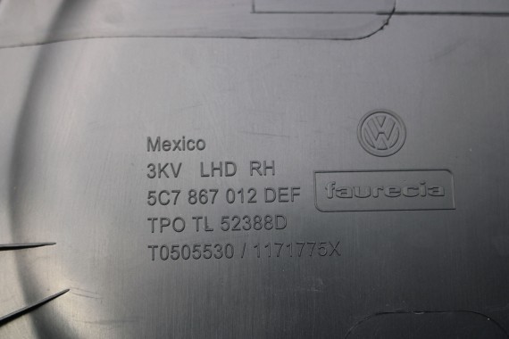 VW JETTA 5C FL FOTELE KOMPLET FOTELI siedzeń siedzenia fotel tapicerka 5C0 5C 2010- skóra w kolorze czarnym i szarym LIFT