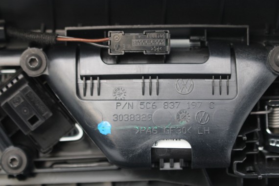 VW JETTA 5C FL FOTELE KOMPLET FOTELI siedzeń siedzenia fotel tapicerka 5C0 5C 2010- skóra w kolorze czarnym i szarym LIFT