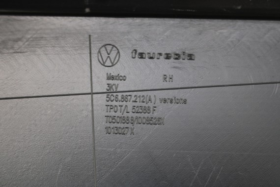 VW JETTA 5C FL FOTELE KOMPLET FOTELI siedzeń siedzenia fotel tapicerka 5C0 5C 2010- skóra w kolorze czarnym i szarym LIFT