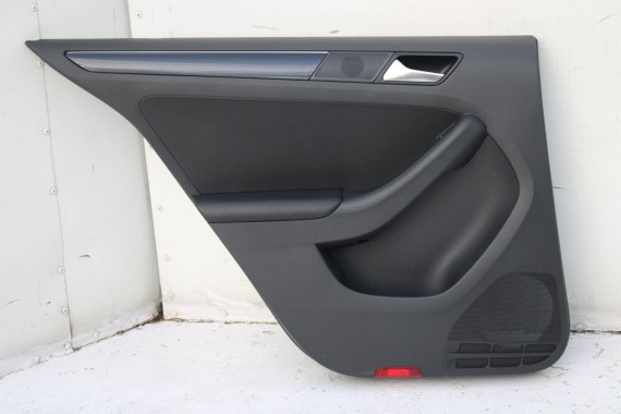 VW JETTA 5C FL FOTELE KOMPLET FOTELI siedzeń siedzenia fotel tapicerka 5C0 5C 2010- skóra w kolorze czarnym i szarym LIFT