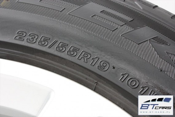 AUDI Q5 FELGI 19 cali +OPONY KOŁA felga 8R0601025J 8.0J*19H2 ET39 opona BRIDGESTONE DUELER H/P SPORT 235/55/19 101W 8R