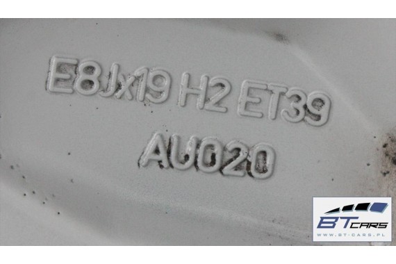 AUDI Q5 FELGI 19 cali +OPONY KOŁA felga 8R0601025J 8.0J*19H2 ET39 opona BRIDGESTONE DUELER H/P SPORT 235/55/19 101W 8R