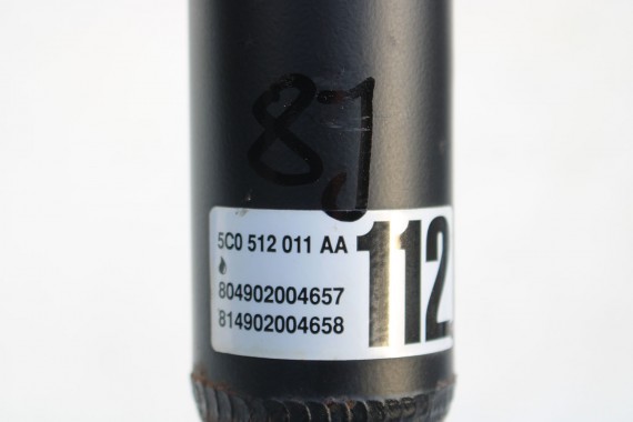 VW JETTA 5C AMORTYZATOR TELESKOP TYŁ 5C0513029B 5C0512011AA TYLNY komplet 5C0 513 029 B teleskop 2 szt. 5C0 512 011 AA 5C0513029