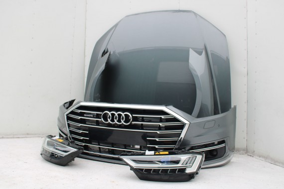 AUDI A8 4N D5 PRZÓD Matrix maska błotniki zderzak pas przedni lampy wzmocnienie błotnik lampa Laser 0C0C LX7R 4N0941085 4N0