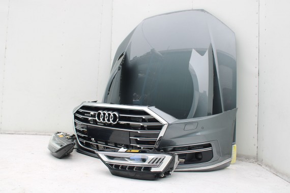 AUDI A8 4N D5 PRZÓD Matrix maska błotniki zderzak pas przedni lampy wzmocnienie błotnik lampa Laser 0C0C LX7R 4N0941085 4N0