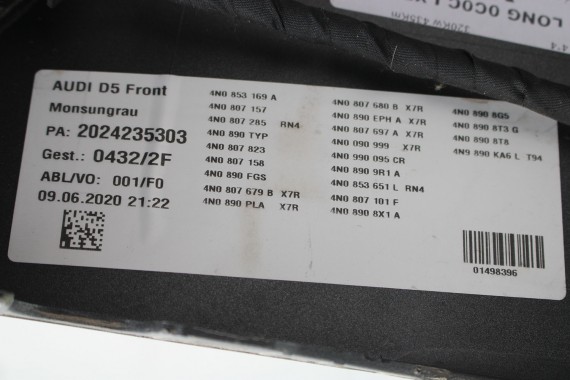 AUDI A8 4N D5 PRZÓD Matrix maska błotniki zderzak pas przedni lampy wzmocnienie błotnik lampa Laser 0C0C LX7R 4N0941085 4N0