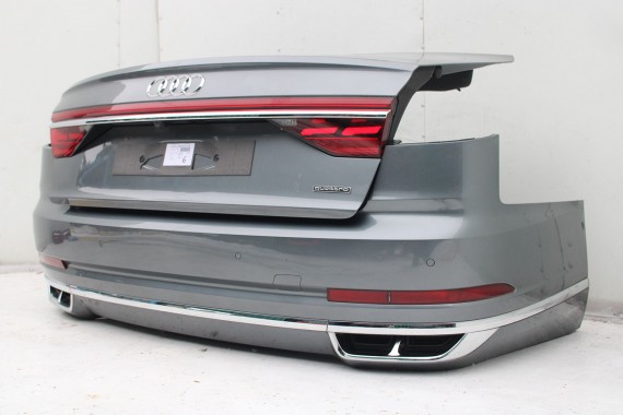 AUDI A8 4N D5 ZDERZAK + KLAPA TYŁ BAGAŻNIKA Matrix lampy OLED 0C0C LX7R Szary lampa 4N0945095Q 4N0945207F 4N0945208F 4N0945095Q