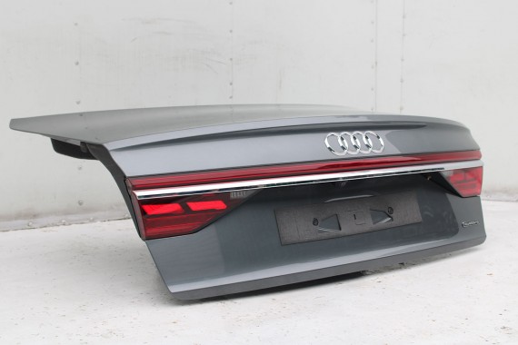 AUDI A8 4N D5 ZDERZAK + KLAPA TYŁ BAGAŻNIKA Matrix lampy OLED 0C0C LX7R Szary lampa 4N0945095Q 4N0945207F 4N0945208F 4N0945095Q
