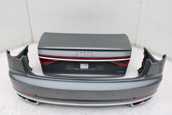 AUDI A8 4N D5 ZDERZAK + KLAPA TYŁ BAGAŻNIKA Matrix lampy OLED 0C0C LX7R Szary lampa 4N0945095Q 4N0945207F 4N0945208F 4N0945095Q