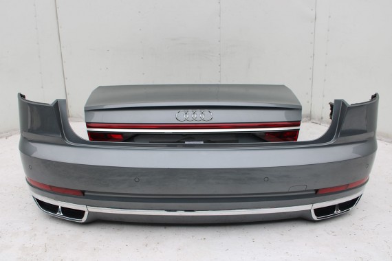 AUDI A8 4N D5 ZDERZAK + KLAPA TYŁ BAGAŻNIKA Matrix lampy OLED 0C0C LX7R Szary lampa 4N0945095Q 4N0945207F 4N0945208F 4N0945095Q