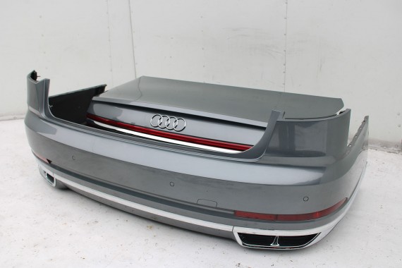 AUDI A8 4N D5 ZDERZAK + KLAPA TYŁ BAGAŻNIKA Matrix lampy OLED 0C0C LX7R Szary lampa 4N0945095Q 4N0945207F 4N0945208F 4N0945095Q