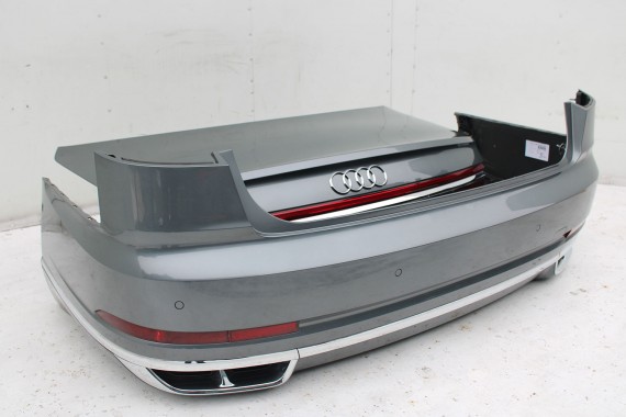 AUDI A8 4N D5 ZDERZAK + KLAPA TYŁ BAGAŻNIKA Matrix lampy OLED 0C0C LX7R Szary lampa 4N0945095Q 4N0945207F 4N0945208F 4N0945095Q