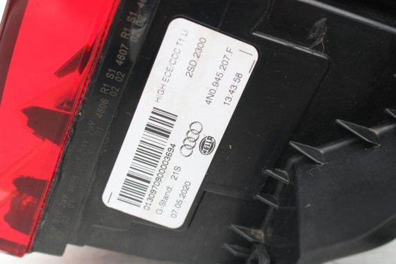 AUDI A8 4N D5 ZDERZAK + KLAPA TYŁ BAGAŻNIKA Matrix lampy OLED 0C0C LX7R Szary lampa 4N0945095Q 4N0945207F 4N0945208F 4N0945095Q