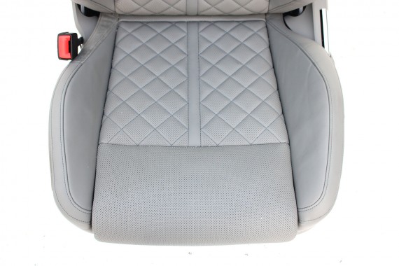 AUDI A8 4N D5 FOTELE KOMPLET FOTELI siedzeń siedzenia tapicerka Valcona + boczki + podłokietnik N5D S-LINE sline LONG 4N4 S8