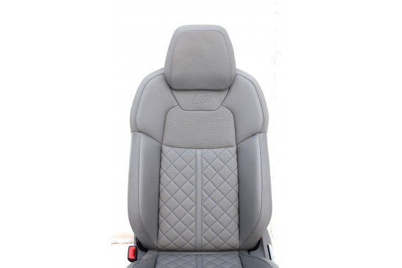 AUDI A8 4N D5 FOTELE KOMPLET FOTELI siedzeń siedzenia tapicerka Valcona + boczki + podłokietnik N5D S-LINE sline LONG 4N4 S8