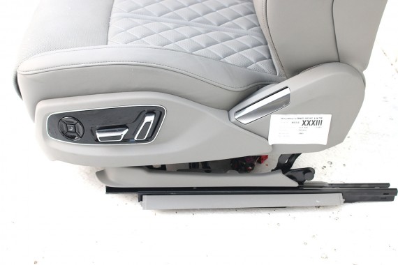 AUDI A8 4N D5 FOTELE KOMPLET FOTELI siedzeń siedzenia tapicerka Valcona + boczki + podłokietnik N5D S-LINE sline LONG 4N4 S8