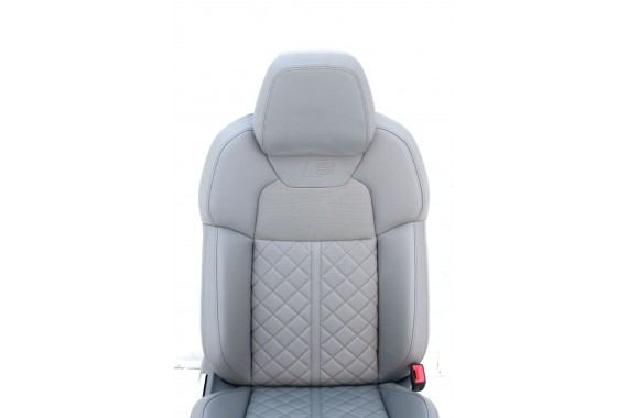AUDI A8 4N D5 FOTELE KOMPLET FOTELI siedzeń siedzenia tapicerka Valcona + boczki + podłokietnik N5D S-LINE sline LONG 4N4 S8