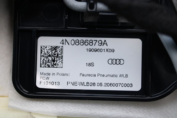 AUDI A8 4N D5 FOTELE KOMPLET FOTELI siedzeń siedzenia tapicerka Valcona + boczki + podłokietnik N5D S-LINE sline LONG 4N4 S8
