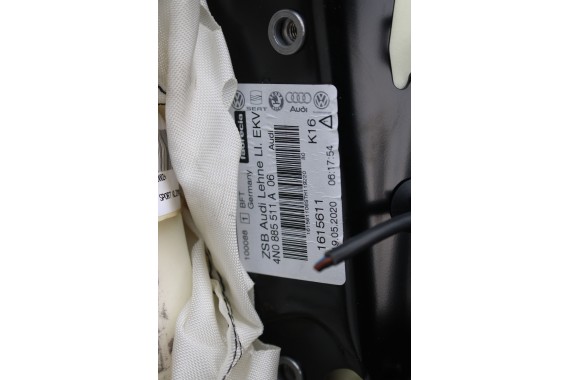 AUDI A8 4N D5 FOTELE KOMPLET FOTELI siedzeń siedzenia tapicerka Valcona + boczki + podłokietnik N5D S-LINE sline LONG 4N4 S8