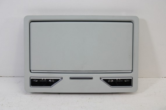 AUDI A8 D5 LAMPKA OŚWIETLENIE PODSUFITKI 4N4858563 4N4 858 563 panel kabiny led Lusterko do makijażu lustro 1PH - srebrny