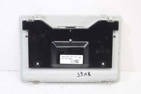 AUDI A8 D5 LAMPKA OŚWIETLENIE PODSUFITKI 4N4858563 4N4 858 563 panel kabiny led Lusterko do makijażu lustro 1PH - srebrny