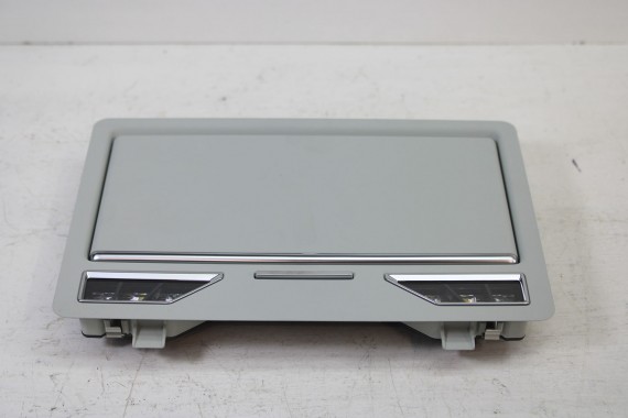 AUDI A8 D5 LAMPKA OŚWIETLENIE PODSUFITKI 4N4858563 4N4 858 563 panel kabiny led Lusterko do makijażu lustro 1PH - srebrny 4N