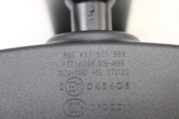AUDI A8 D5 LUSTERKO WEWNĘTRZNE 8W0857511 wsteczne 8W0 857 511 9B9 czarny satynowy A4 A5 A6 A7 A8 Q5 Q7 8W 8W0857511 8W0857511F