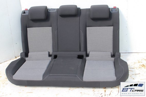 VW GOLF 7 VII KOMBI FOTELE KOMPLET FOTELI siedzeń siedzenia fotel tapicerka 5G 5G9 welur kolor czarno - szary
