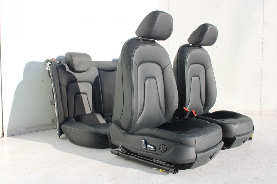 AUDI A5 SPORTBACK FOTELE SIEDZENIA KOMPLET FOTELI 8T FL LIFT N5W Leder Milano fotel siedzenie tapicerka kanapa SKÓRA 8T8 FACE