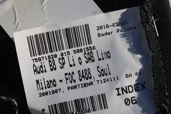 AUDI A5 SPORTBACK FOTELE SIEDZENIA KOMPLET FOTELI 8T FL LIFT N5W Leder Milano fotel siedzenie tapicerka kanapa SKÓRA 8T8 FACE