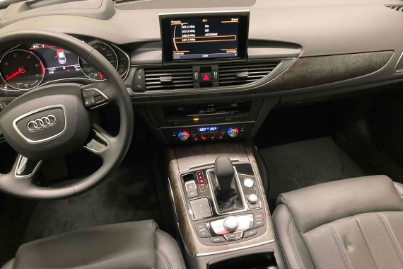 AUDI A6 FOTELE KOMPLET FOTELI siedzeń siedzenia fotel tapicerka 4G skóra kolor czarny FL LIFT kanapa siedzisko oparcie fotel C7
