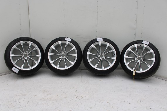 AUDI A4 A5 FELGI 18 cali OPONY KOŁA felga 8T0601025CA 8.5J*18H2 ET29 opona Michelin Pilot Sport 37 245/40/18 93Y lato 8T0601025