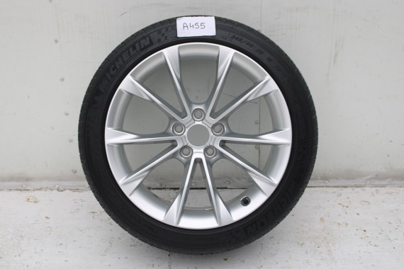 AUDI A4 A5 FELGI 18 cali OPONY KOŁA felga 8T0601025CA 8.5J*18H2 ET29 opona Michelin Pilot Sport 37 245/40/18 93Y lato 8T0601025