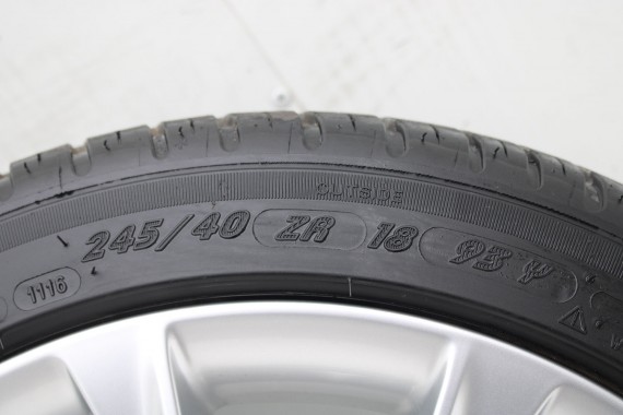 AUDI A4 A5 FELGI 18 cali OPONY KOŁA felga 8T0601025CA 8.5J*18H2 ET29 opona Michelin Pilot Sport 37 245/40/18 93Y lato 8T0601025