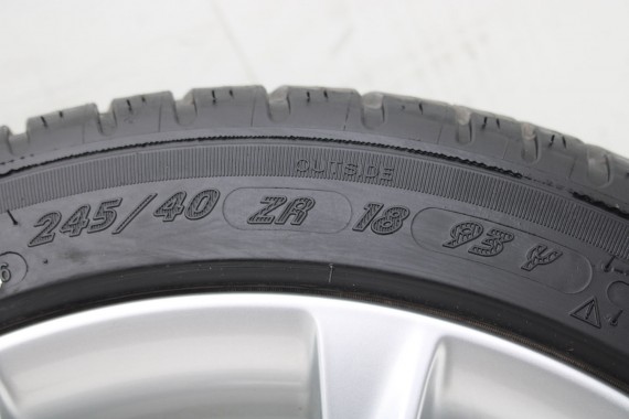 AUDI A4 A5 FELGI 18 cali OPONY KOŁA felga 8T0601025CA 8.5J*18H2 ET29 opona Michelin Pilot Sport 37 245/40/18 93Y lato 8T0601025