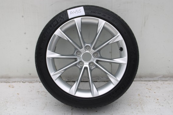 AUDI A4 A5 FELGI 18 cali OPONY KOŁA felga 8T0601025CA 8.5J*18H2 ET29 opona Michelin Pilot Sport 37 245/40/18 93Y lato 8T0601025