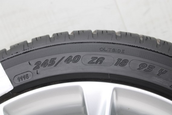 AUDI A4 A5 FELGI 18 cali OPONY KOŁA felga 8T0601025CA 8.5J*18H2 ET29 opona Michelin Pilot Sport 37 245/40/18 93Y lato 8T0601025