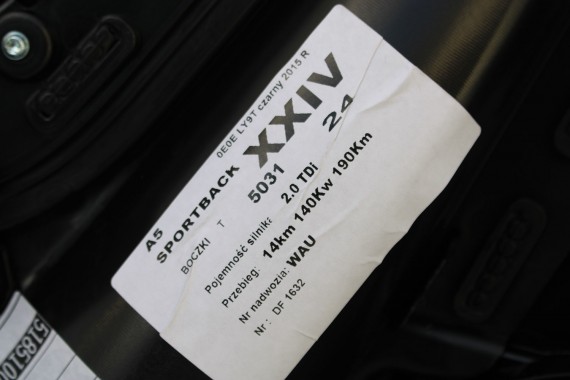 AUDI A5 SPORTBACK FOTELE SIEDZENIA KOMPLET FOTELI 8T FL LIFT N5W Leder Milano fotel siedzenie tapicerka kanapa SKÓRA 8T8 FACE