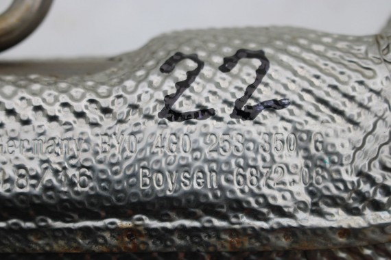AUDI A4 A5 A6 Q5 RURA WYDECHOWA 2.0 TDi 4G0253350G BOYSEN 4G0 253 350 G 8K 8T 4G 8R 16 kilometrów przebieg 4G0253350G 4G0253350G