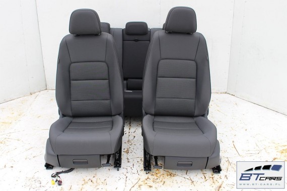 VW GOLF 7 SPORTSVAN FOTELE KOMPLET FOTELI siedzeń siedzenia fotel tapicerka 510 welur kolor antracyt