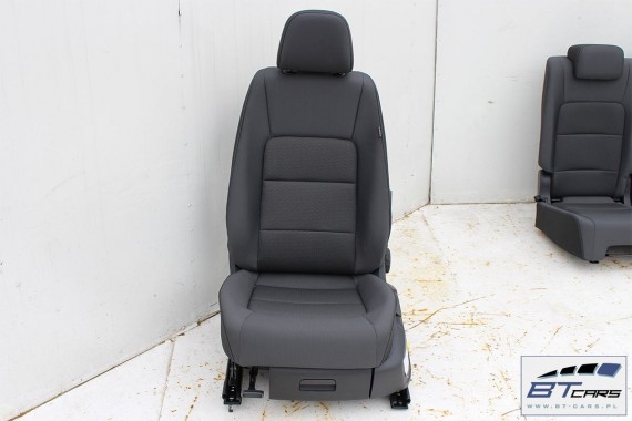 VW GOLF 7 SPORTSVAN FOTELE KOMPLET FOTELI siedzeń siedzenia fotel tapicerka 510 welur kolor antracyt