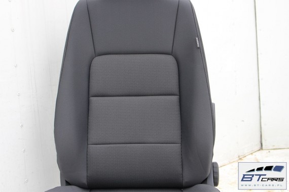 VW GOLF 7 SPORTSVAN FOTELE KOMPLET FOTELI siedzeń siedzenia fotel tapicerka 510 welur kolor antracyt