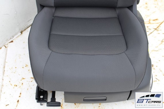 VW GOLF 7 SPORTSVAN FOTELE KOMPLET FOTELI siedzeń siedzenia fotel tapicerka 510 welur kolor antracyt