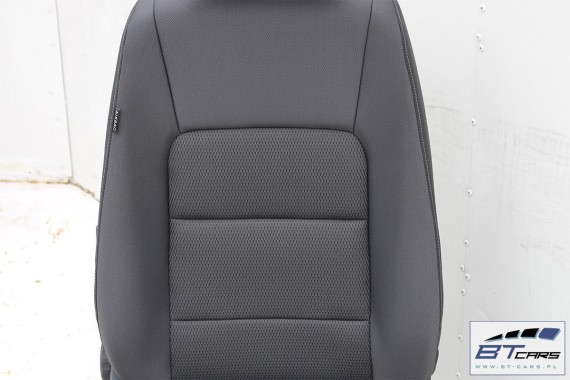 VW GOLF 7 SPORTSVAN FOTELE KOMPLET FOTELI siedzeń siedzenia fotel tapicerka 510 welur kolor antracyt