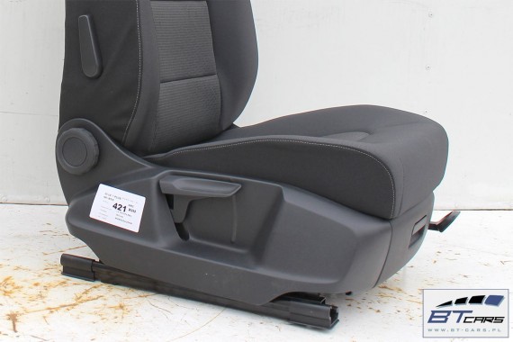 VW GOLF 7 SPORTSVAN FOTELE KOMPLET FOTELI siedzeń siedzenia fotel tapicerka 510 welur kolor antracyt