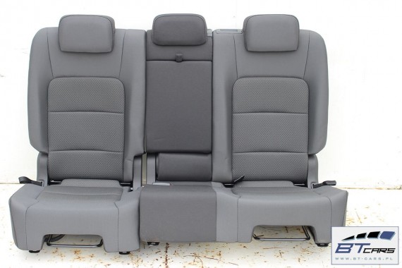 VW GOLF 7 SPORTSVAN FOTELE KOMPLET FOTELI siedzeń siedzenia fotel tapicerka 510 welur kolor antracyt