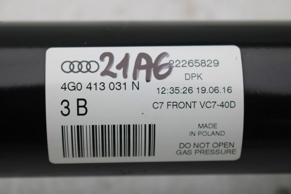 AUDI A6 4G AMORTYZATOR 4G0413031N TELESKOP PRZÓD amory mcpherson przedni 2 szt. amor 4G0413031N 4G0413031N 4G0413031 8K0411105