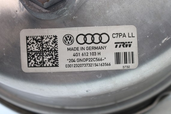 AUDI A6 4G SERWO 4G1612103H + POMPA HAMULCOWA hamulca z pompą VwAG 4G1611021 8K0611301A 8K0611357 C7 A7 4G1 612 103 H 4G1612103H